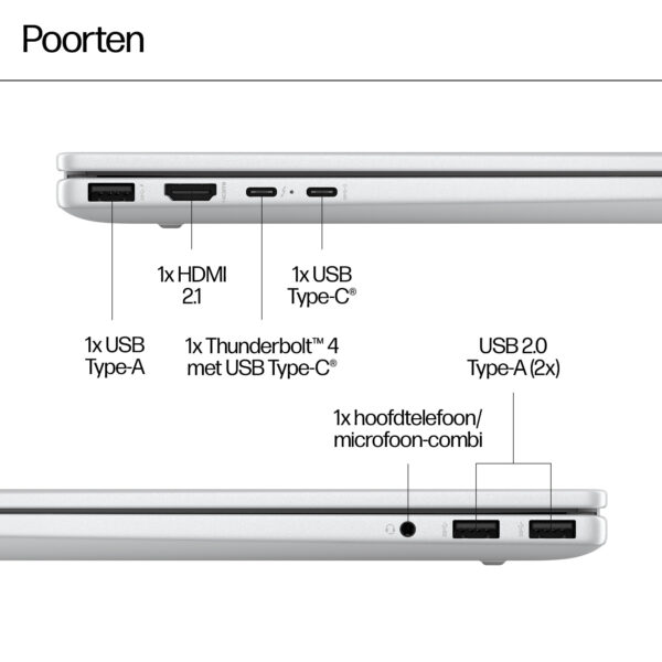 HP ENVY 17-da0020nd Intel Core Ultra 5 125H Laptop 43,9 cm (17.3") Touchscreen Full HD 16 GB DDR5-SDRAM 512 GB SSD Wi-Fi 6E (802 - Afbeelding 8