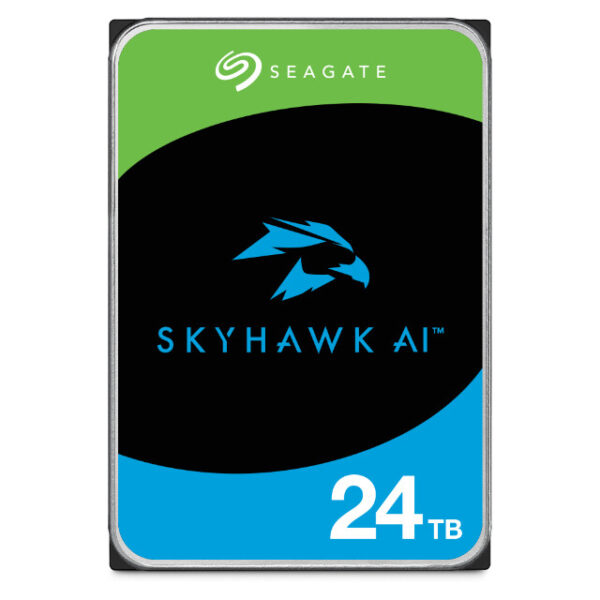 Seagate SkyHawk AI interne harde schijf 24 TB 7200 RPM 512 MB 3.5" SATA III - Afbeelding 2