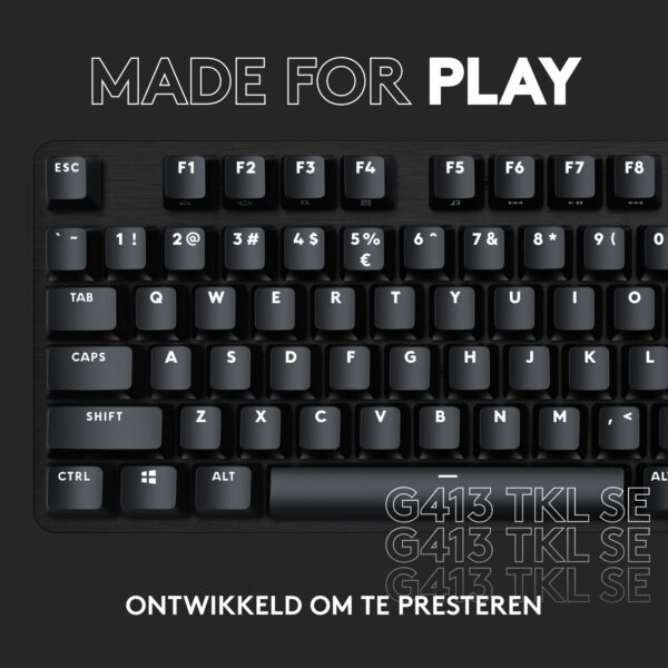 Logitech G G413 TKL SE toetsenbord Gamen USB QWERTY US International Zwart - Afbeelding 7