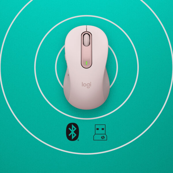 Logitech Signature M650 Draadloze Muis - Voor kleine tot middelgrote handen, 2 jaar batterijduur, stil klikken, aanpasbare zijkn - Afbeelding 5