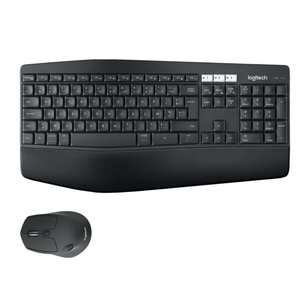 Logitech MK850 Performance toetsenbord Inclusief muis Universeel RF-draadloos + Bluetooth AZERTY Belgisch Zwart - Afbeelding 2