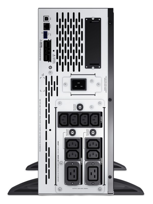 APC Smart-UPS X SMX2200HVNC - 2200VA, 8x C13, 2x C19 uitgang, USB, uitbreidbare runtime, short depth, NMC - Afbeelding 4