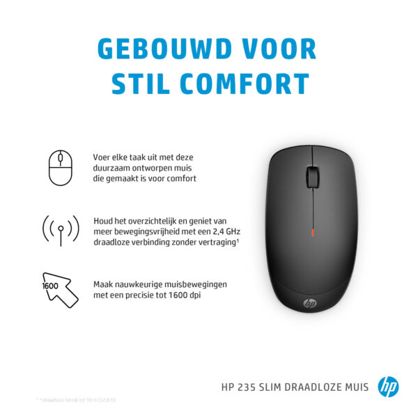 HP 235 Slim draadloze muis - Afbeelding 5