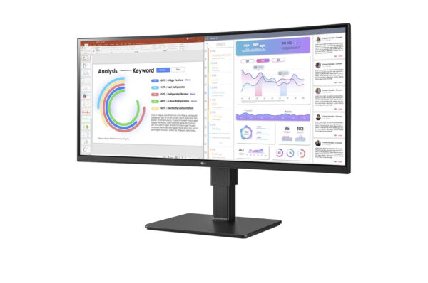 LG 34BQ77QC-B computer monitor 86,4 cm (34") 3440 x 1440 Pixels Wide Quad HD LCD Zwart - Afbeelding 4