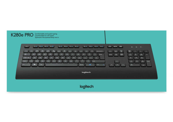 Logitech K280E Pro f/ Business toetsenbord Kantoor USB QWERTY US International Zwart - Afbeelding 12