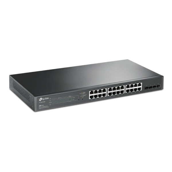 TP-Link JetStream TL-SG2428P netwerk-switch Managed L2/L2+ Gigabit Ethernet (10/100/1000) Power over Ethernet (PoE) 1U Zwart