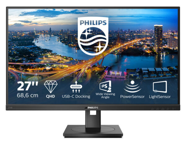 Philips 276B1/00 computer monitor 68,6 cm (27") 2560 x 1440 Pixels Full HD LED Zwart - Afbeelding 7