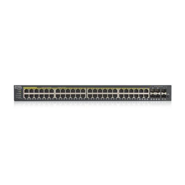 Zyxel GS1920-48HPV2 Managed Gigabit Ethernet (10/100/1000) Power over Ethernet (PoE) Zwart - Afbeelding 2