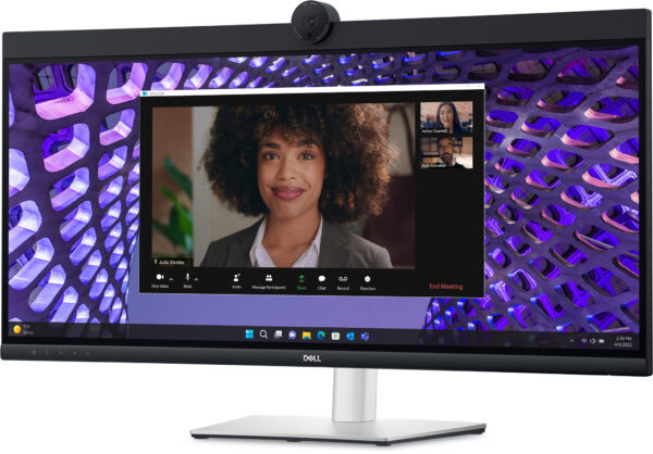 DELL P Series P3424WEB computer monitor 86,7 cm (34.1") 3440 x 1440 Pixels 4K Ultra HD LCD Zwart