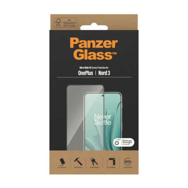 PanzerGlass OnePlus Nord 3 Doorzichtige schermbeschermer 1 stuk(s) - Afbeelding 3