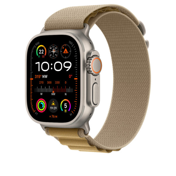 Apple MXN33ZM/A slimme draagbare accessoire Band Lichtbruin Polyester, Spandex, Titanium - Afbeelding 2