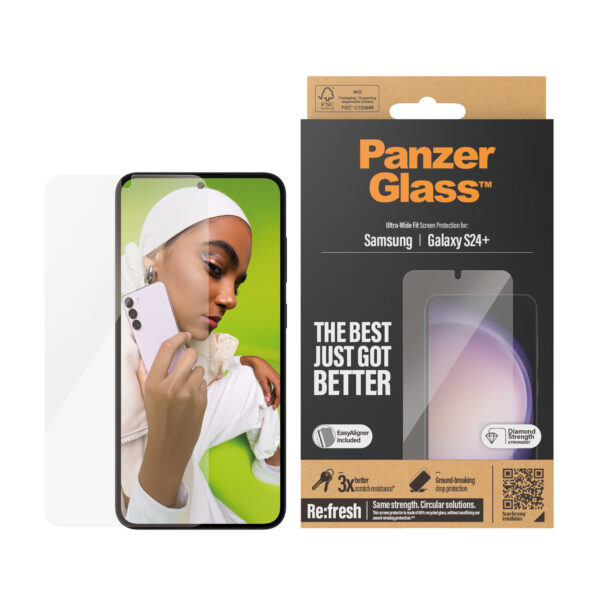 PanzerGlass Ultra Wide Fit Doorzichtige schermbeschermer Samsung 1 stuk(s) - Afbeelding 2