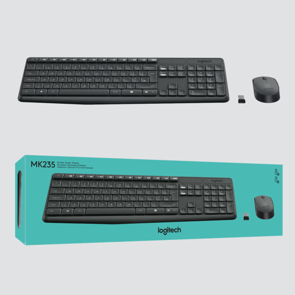 Logitech MK235 Wireless Keyboard and Mouse Combo Normaal formaat. Duurzaam. Eenvoudig. - Afbeelding 32