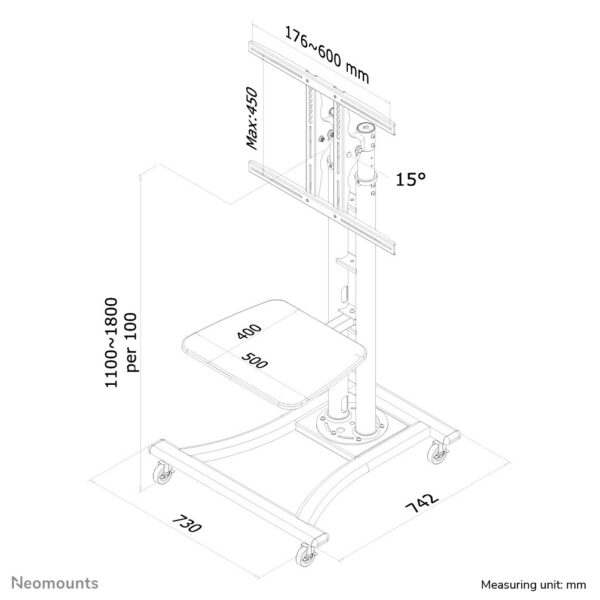 Neomounts vloersteun - Afbeelding 6