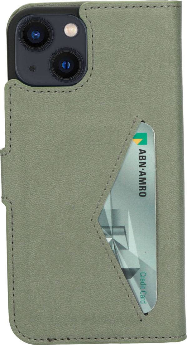 Mobiparts Classic Wallet Case Apple iPhone 13 Stone Green - Afbeelding 2