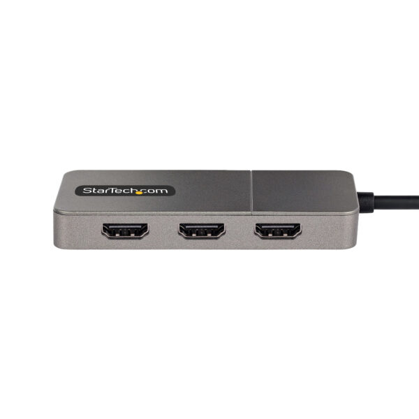 StarTech.com 3-Port USB-C MST Hub, USB Type-C naar 3x HDMI Multi-Monitor Adapter voor Laptop, Triple HDMI tot 4K 60Hz met DP 1.4 - Afbeelding 2