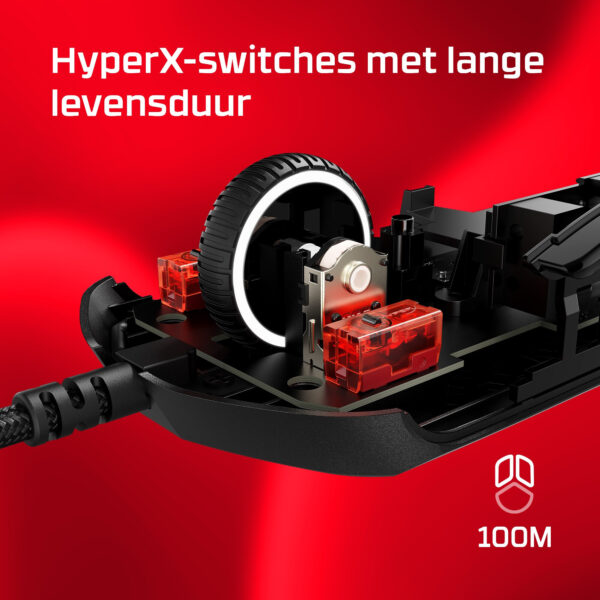 HyperX Pulsefire Haste 2 - gamingmuis (zwart) - Afbeelding 13