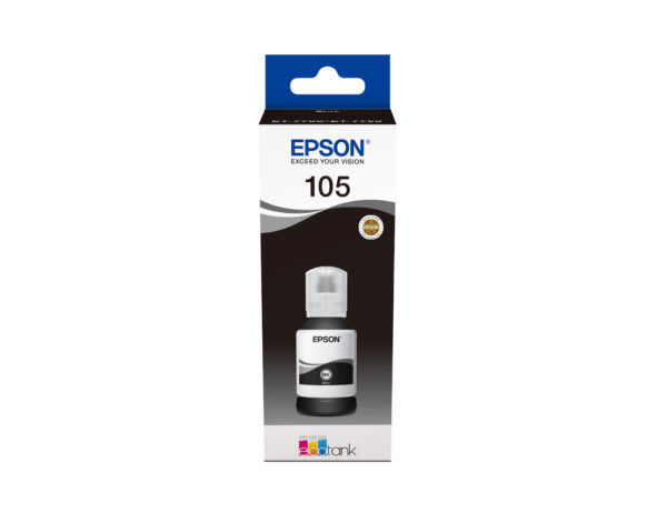 Epson 105 EcoTank Pigment Black ink bottle