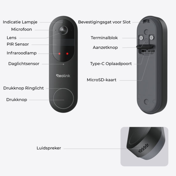 Reolink D340B met Chime+64GB SD-kaart - Afbeelding 10