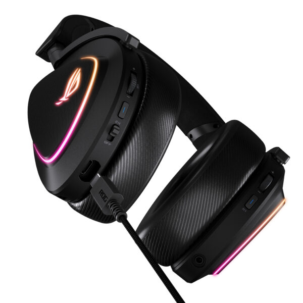 ASUS ROG DELTA II Headset Bedraad en draadloos Hoofdband Gamen USB Type-C Bluetooth Zwart - Afbeelding 6