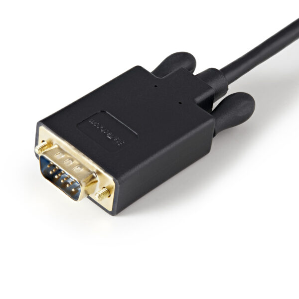 StarTech.com 91 cm lange DisplayPort-naar-VGA-adapterconverterkabel DP naar VGA 1920x1200 zwart - Afbeelding 3