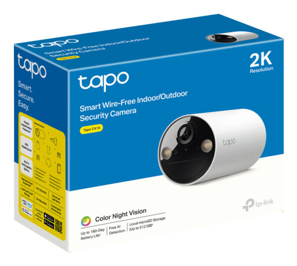 TP-Link Tapo C410 bewakingscamera Kogel (vorm) IP-beveiligingscamera Buiten 2304 x 1296 Pixels Plafond/muur - Afbeelding 10