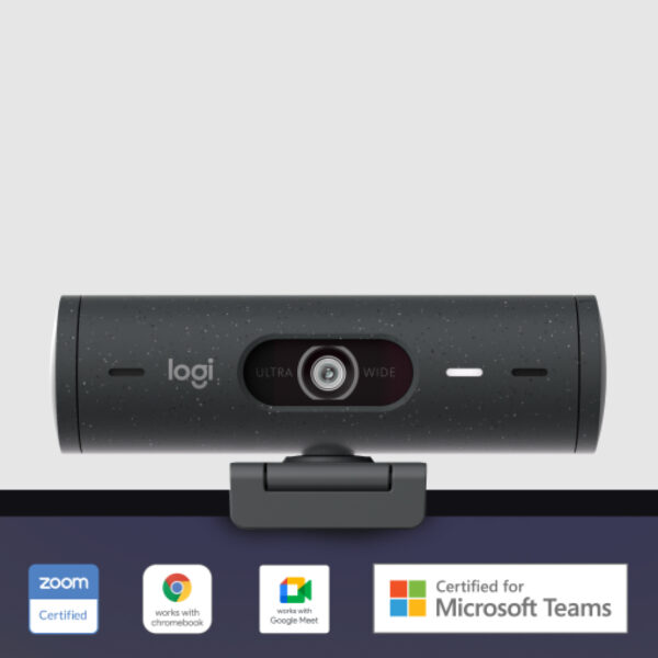 Logitech Brio 500 webcam 4 MP 1920 x 1080 Pixels USB-C Grafiet - Afbeelding 3