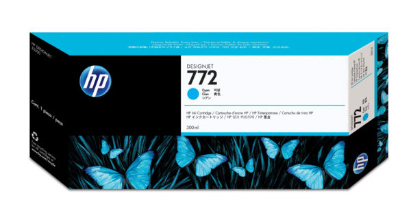 HP 772 cyaan DesignJet inktcartridge, 300 ml