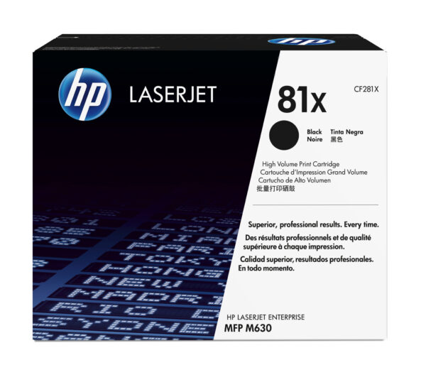 HP 81X originele high-capacity zwarte LaserJet tonercartridge