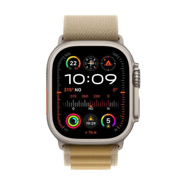 Apple Watch Ultra 2 OLED 49 mm Digitaal 410 x 502 Pixels Touchscreen 4G Titanium GPS - Afbeelding 2