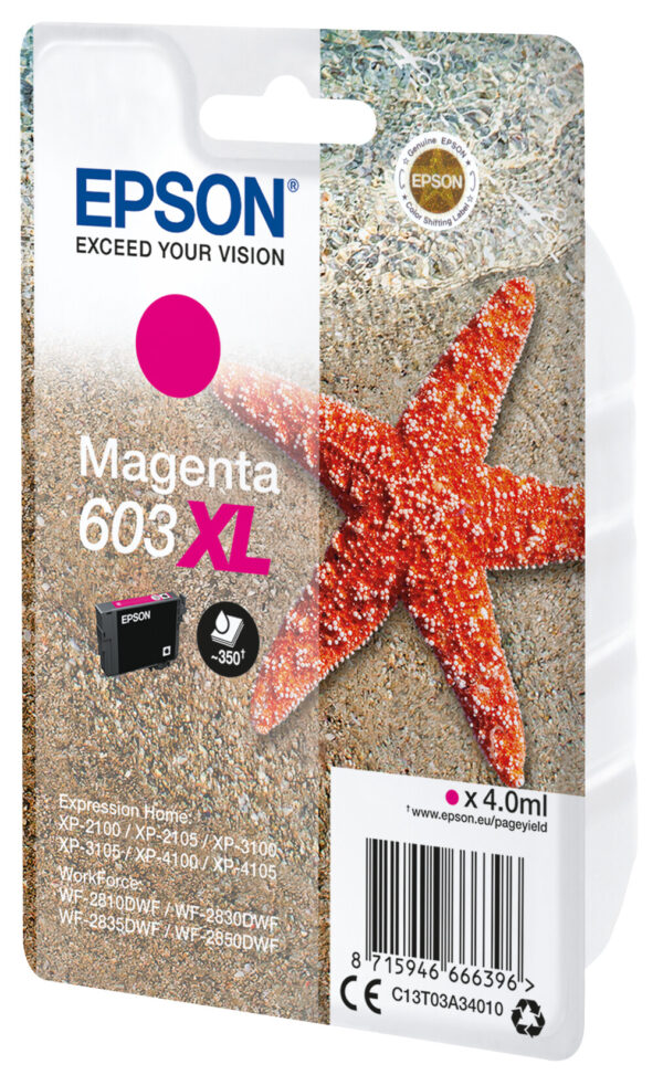 Epson Singlepack Magenta 603XL Ink - Afbeelding 2