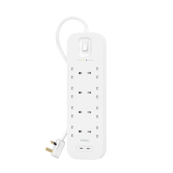 Belkin Connect Wit 8 AC-uitgang(en) 2 m