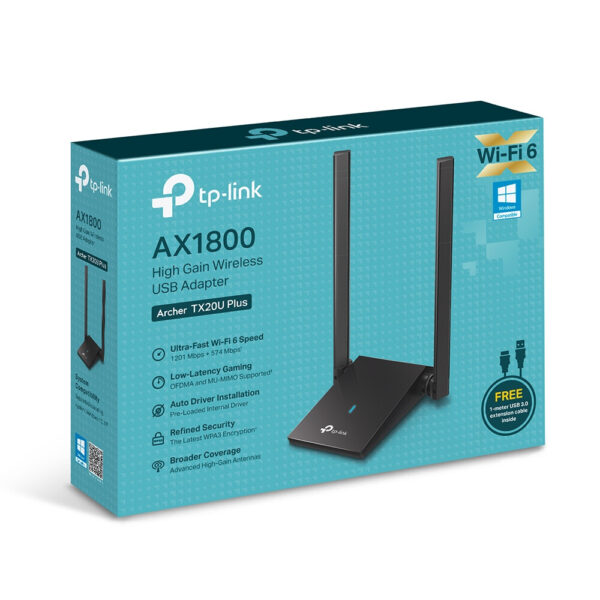 TP-Link Archer TX20U Plus WLAN 1800 Mbit/s - Afbeelding 6