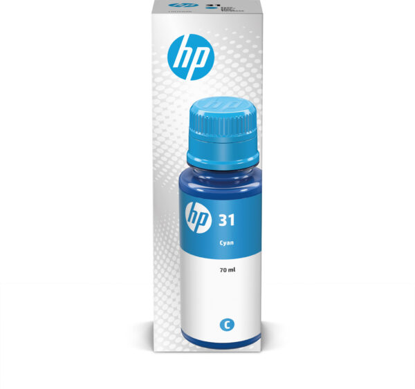 HP 31 70-ml Cyan Original Ink Bottle Origineel