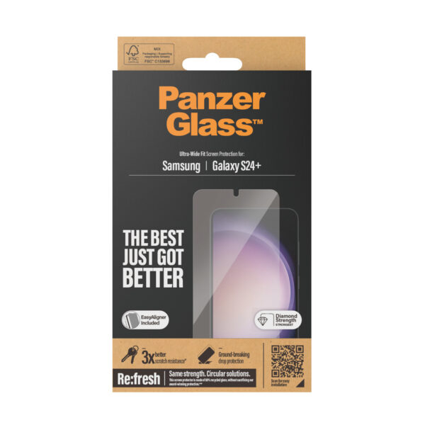 PanzerGlass Ultra Wide Fit Doorzichtige schermbeschermer Samsung 1 stuk(s) - Afbeelding 3