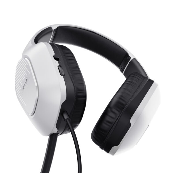 Trust GXT 415W Zirox Headset Bedraad Hoofdband Gamen Wit - Afbeelding 3