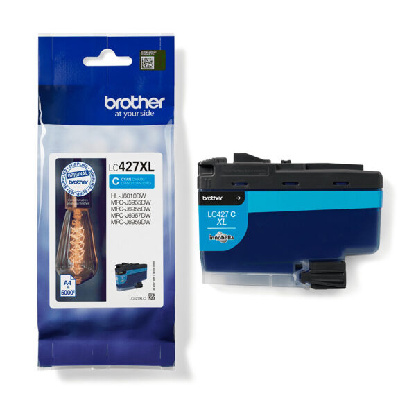 Brother LC-427XLC inktcartridge 1 stuk(s) Origineel Hoog (XL) rendement Cyaan - Afbeelding 3