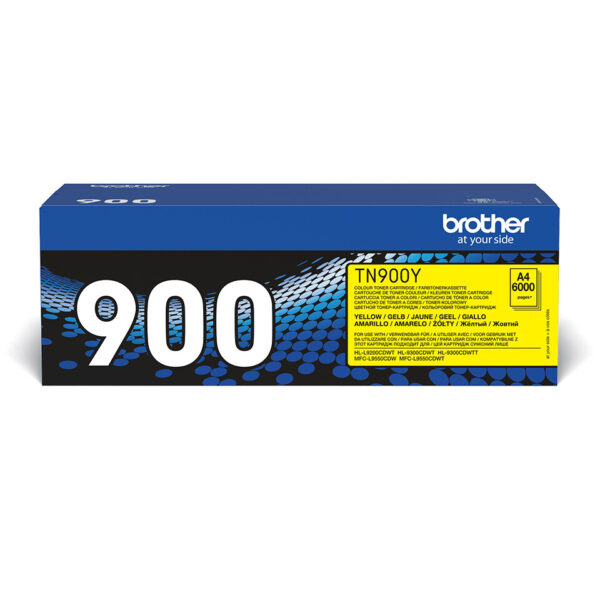 Brother TN-900Y tonercartridge 1 stuk(s) Origineel Geel