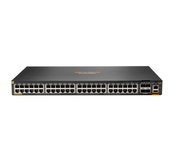 Hewlett Packard Enterprise Aruba CX 6200F 48G Class-4 PoE 4SFP+ 740W Managed L3 Gigabit Ethernet (10/100/1000) Power over Ethern