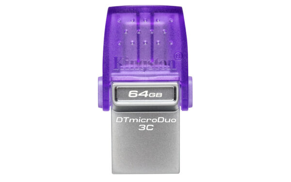 Kingston Technology DataTraveler 64GB microDuo 3C 200 MB/s dubbele USB-A + USB-C - Afbeelding 3