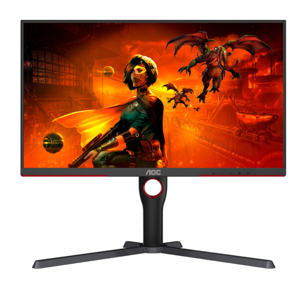 AOC G3 U27G3X/BK computer monitor 68,6 cm (27") 3840 x 2160 Pixels 4K Ultra HD LED Zwart, Rood - Afbeelding 2