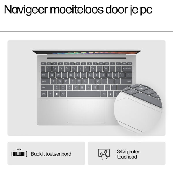 HP Pavilion Aero 13-bg0065nd AMD Ryzen™ 7 8840U Laptop 33,8 cm (13.3") WQXGA 16 GB LPDDR5x-SDRAM 1 TB SSD Wi-Fi 6 (802.11ax) Win - Afbeelding 16