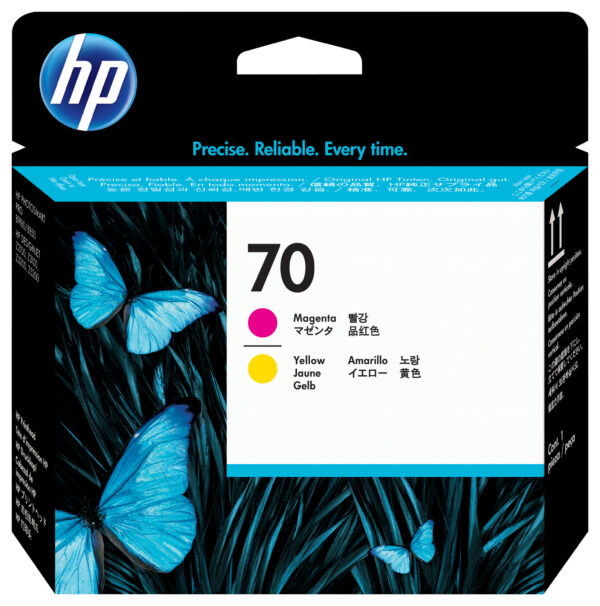 HP 70 magenta/gele DesignJet printkop