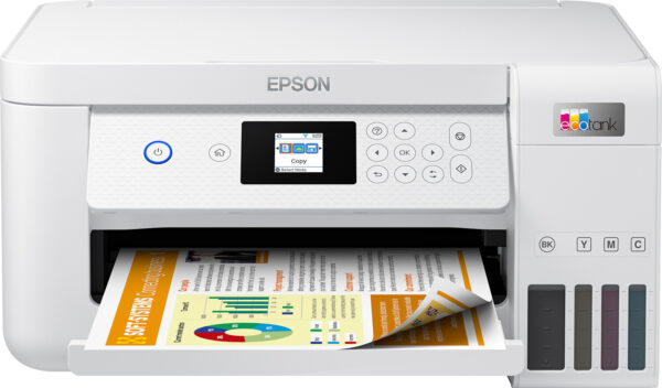 Epson EcoTank ET-2856 A4 multifunctionele Wi-Fi-printer met inkttank, inclusief tot 3 jaar inkt