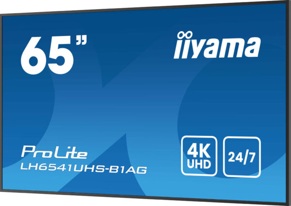 iiyama LH6541UHS-B1AG beeldkrant 163,8 cm (64.5") LCD 500 cd/m² 4K Ultra HD Zwart 24/7 - Afbeelding 7