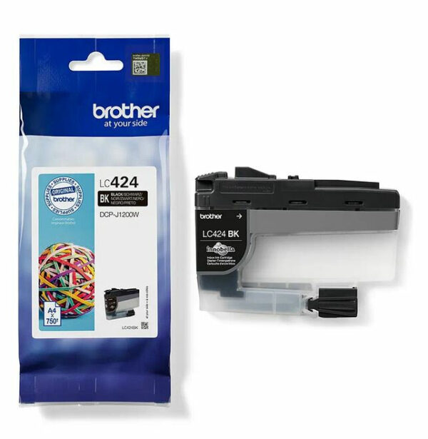 Brother LC-424BK inktcartridge 1 stuk(s) Origineel Zwart - Afbeelding 3