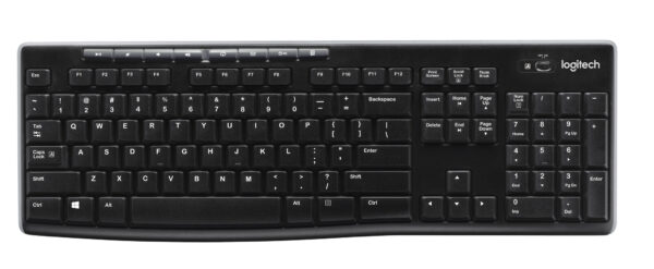 Logitech Wireless Keyboard K270 toetsenbord Universeel RF Draadloos QWERTY Nederlands Zwart