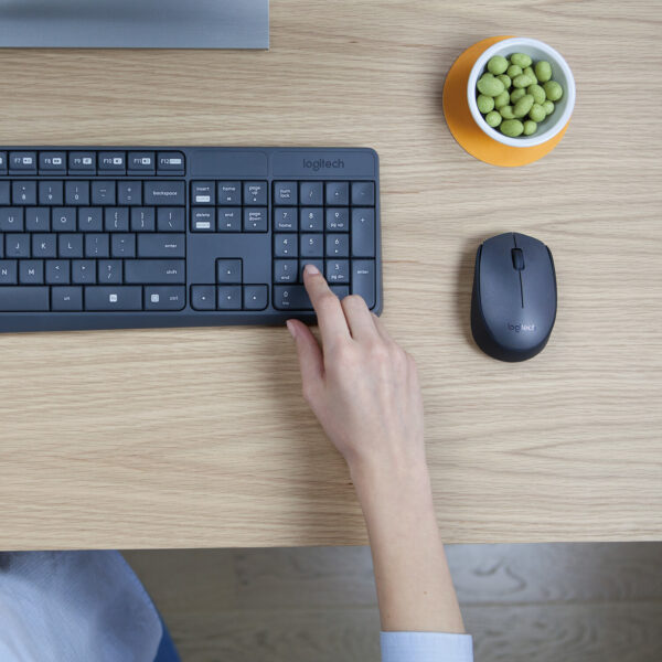 Logitech MK235 Wireless Keyboard and Mouse Combo Normaal formaat. Duurzaam. Eenvoudig. - Afbeelding 12