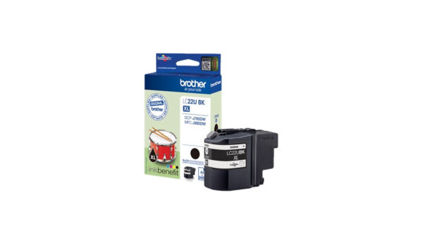 Brother LC-22UBK inktcartridge Origineel Hoog (XL) rendement Zwart - Afbeelding 3