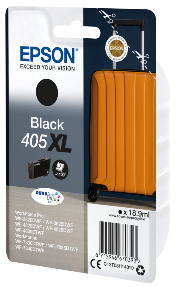 Epson Singlepack Black 405XL DURABrite Ultra Ink - Afbeelding 2